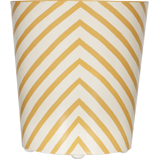 Zebra Wastebasket by Worlds Away. Made from metal in a eclectic & global style.