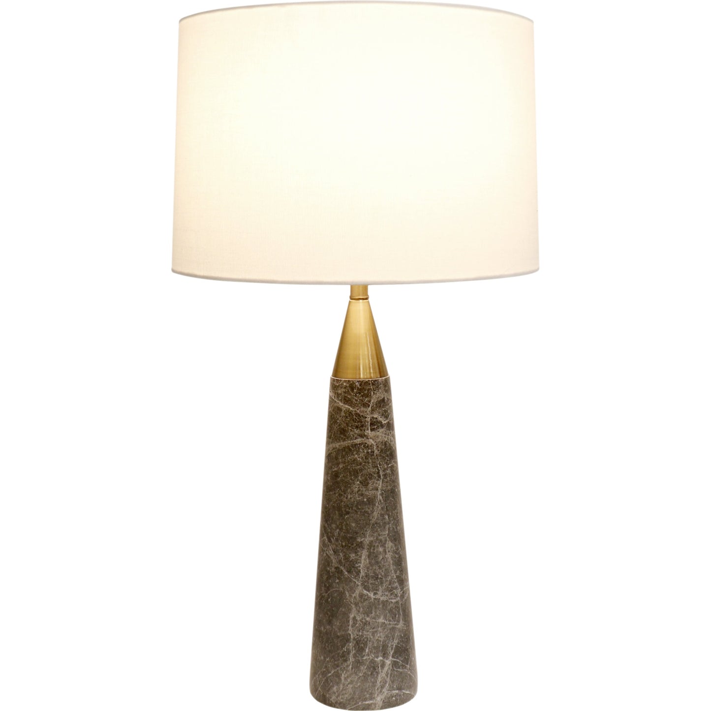 002 SR-785768 | Additional Silo | Marble Radiance Table Lamp by Pasargad Home in gold and gray. Made from marble in a transitional style.