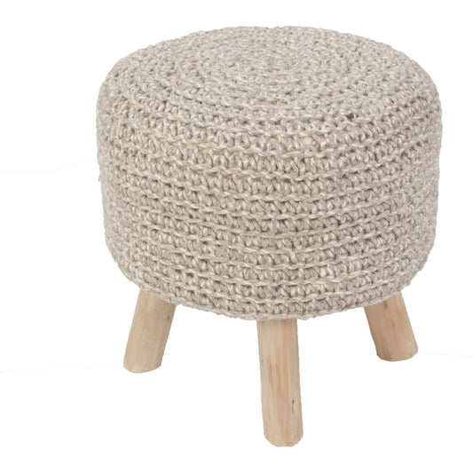 Montana Stool by Jaipur Living. Made from 100% wool in a cottage & farmhouse style.