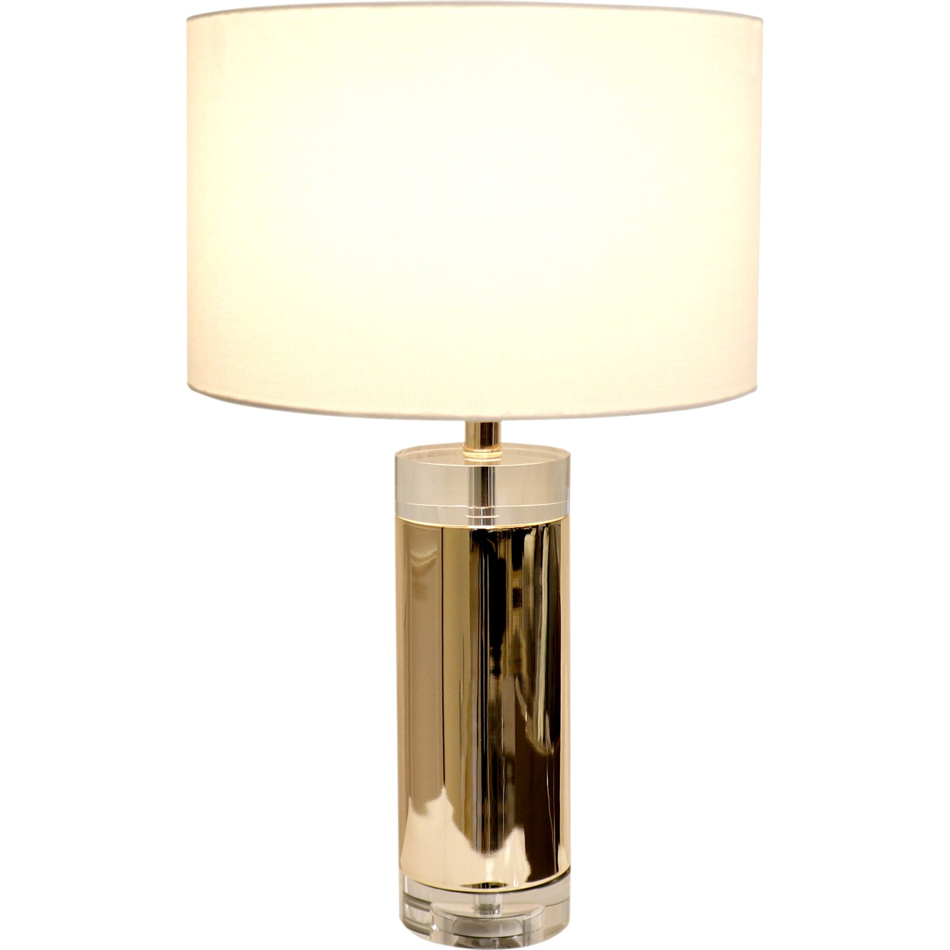 Jupiter Table Lamp by Pasargad Home in gold and gold, clear. Made from glass, steel in a transitional style.