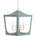 Wimble Lantern by Worlds Away. Made from unique in a transitional style.