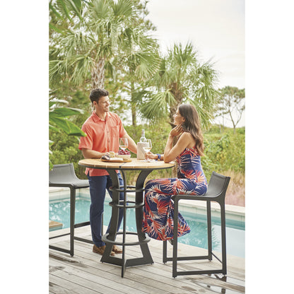 South Beach Bistro Table by Tommy Bahama Outdoor. Made from unique in a modern style.
