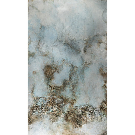 Surface Wall Decor by Moe's Home Collection in multi. Made from oil paint, canvas, wood stretchers in a eclectic & global style.