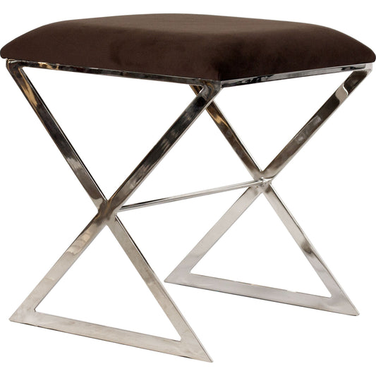 X-Leg Stool by Worlds Away. Made from unique in a modern style.