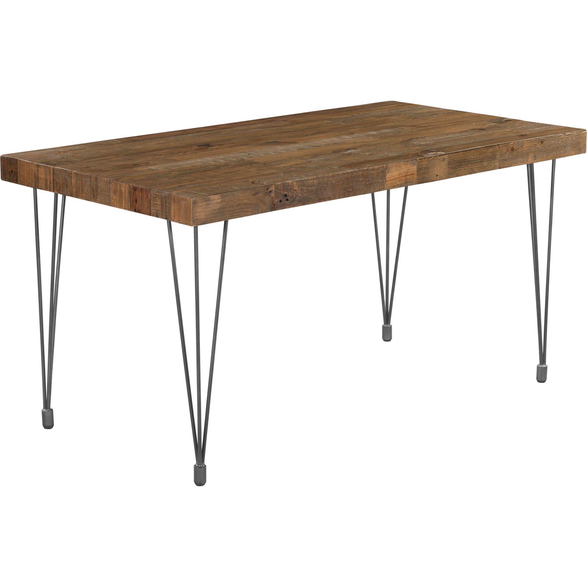 Boneta Dining Table by Moe's Home Collection in natural. Made from iron, pine wood in a modern style.