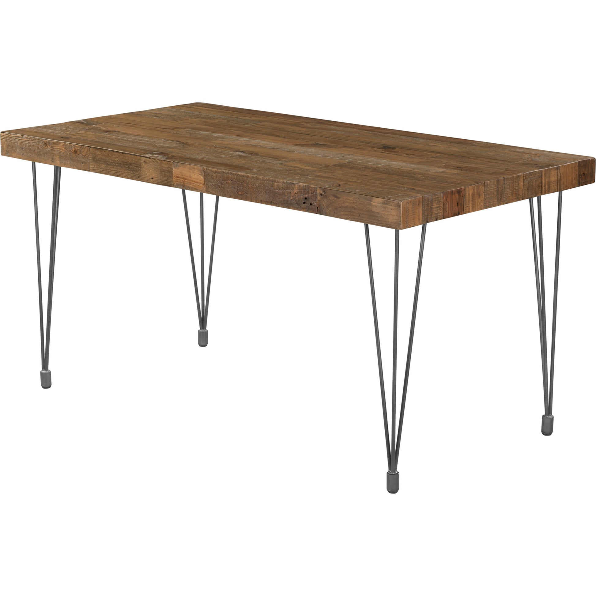 Boneta Dining Table by Moe's Home Collection in natural. Made from iron, pine wood in a modern style.