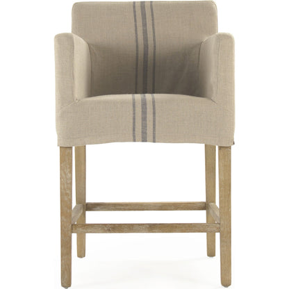 Avignon Slipcover Counter Stool by Zentique. Made from unique in a modern style.