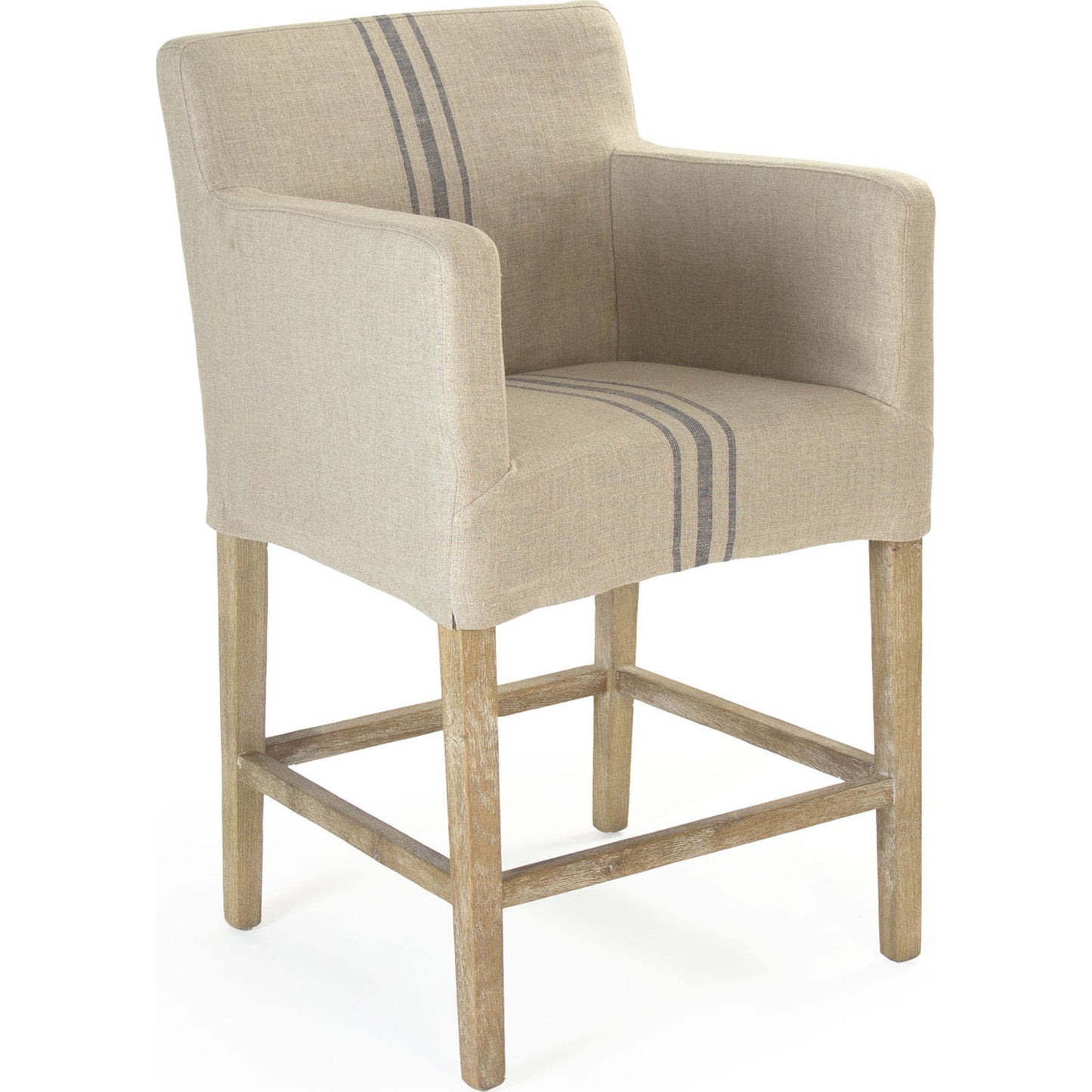 002 S-336649 | Primary Silo | Avignon Slipcover Counter Stool by Zentique. Made from unique in a modern style.