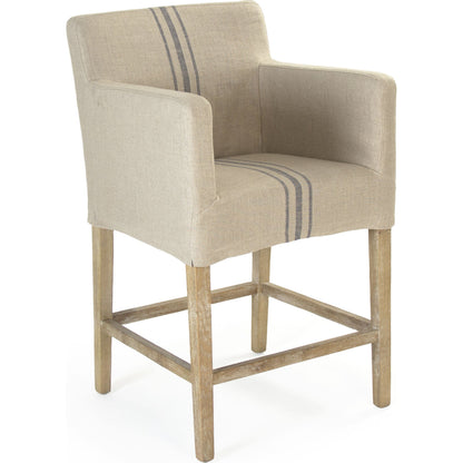 Avignon Slipcover Counter Stool by Zentique. Made from unique in a modern style.