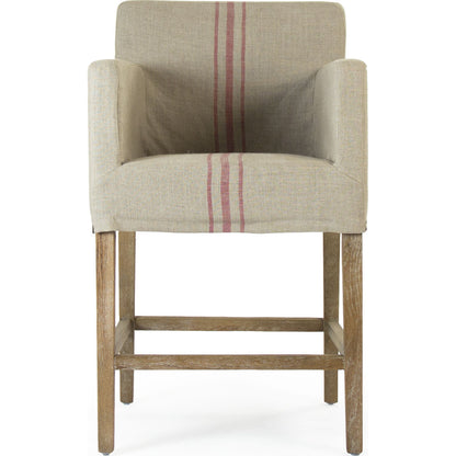 Avignon Slipcover Counter Stool by Zentique. Made from unique in a modern style.