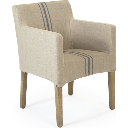 Avignon Slipcover Arm Chair by Zentique. Made from unique in a transitional style.