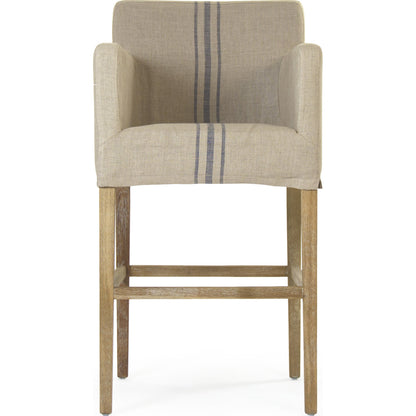 Avignon Slipcover Bar Stool by Zentique. Made from unique in a modern style.