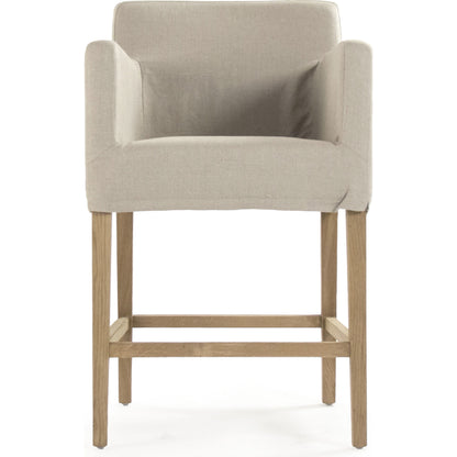 Avignon Slipcover Counter Stool by Zentique. Made from unique in a modern style.