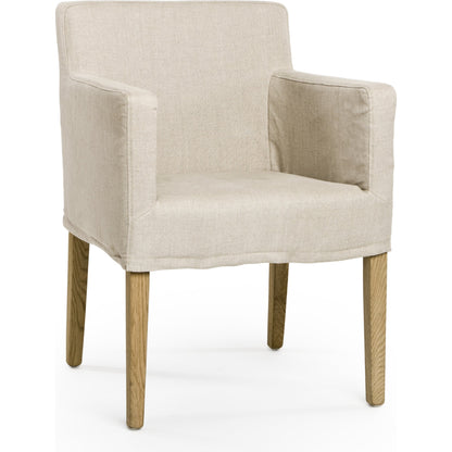 Avignon Slipcover Arm Chair by Zentique. Made from unique in a transitional style.