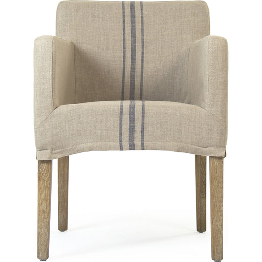 Avignon Slipcover Arm Chair by Zentique. Made from unique in a transitional style.