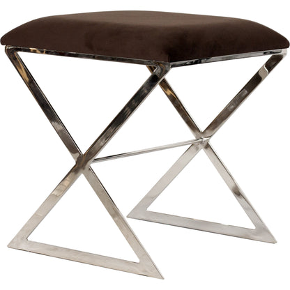 X-Leg Stool by Worlds Away. Made from unique in a modern style.