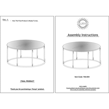 Aryaa - 30747 by Livabliss in top: clear, base: black and powder coatedtranslucent. Made from top: glass, base: 100% metal in a modern style.