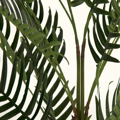 Faux Green Leaf Fern by Zentique in green. Made from wood, plastic, cloth in a coastal style.