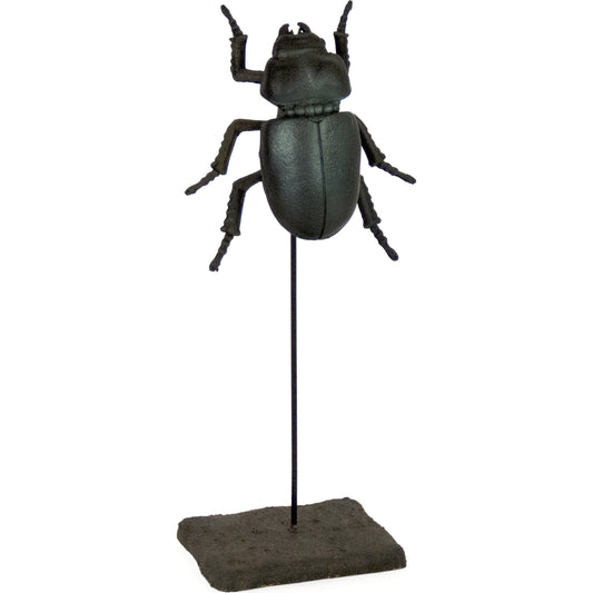 Stag Beetle on Stand by Zentique in black, dark green and resin. Made from resin in a eclectic & global style.
