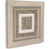 Dark Brown Paper in Tan Frame