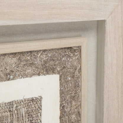 Abstract Paper Dark Framed Art by Zentique in fir wood, glass. Made from pine wood, mdf, glass in a modern style.