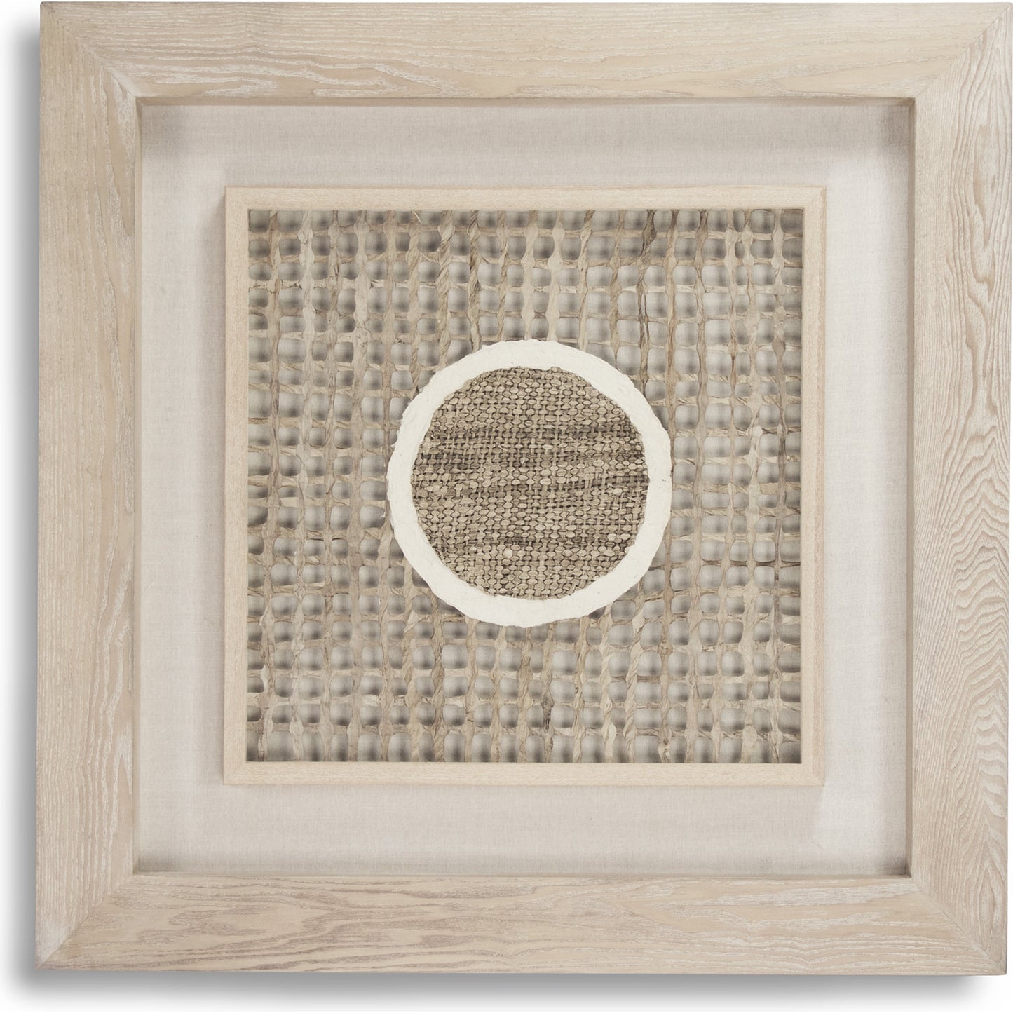 007 S-338603 | Additional Silo | Abstract Paper Framed Art by Zentique in light brown paper in tan frame and fir wood, glass. Made from mdf, glass in a modern style.