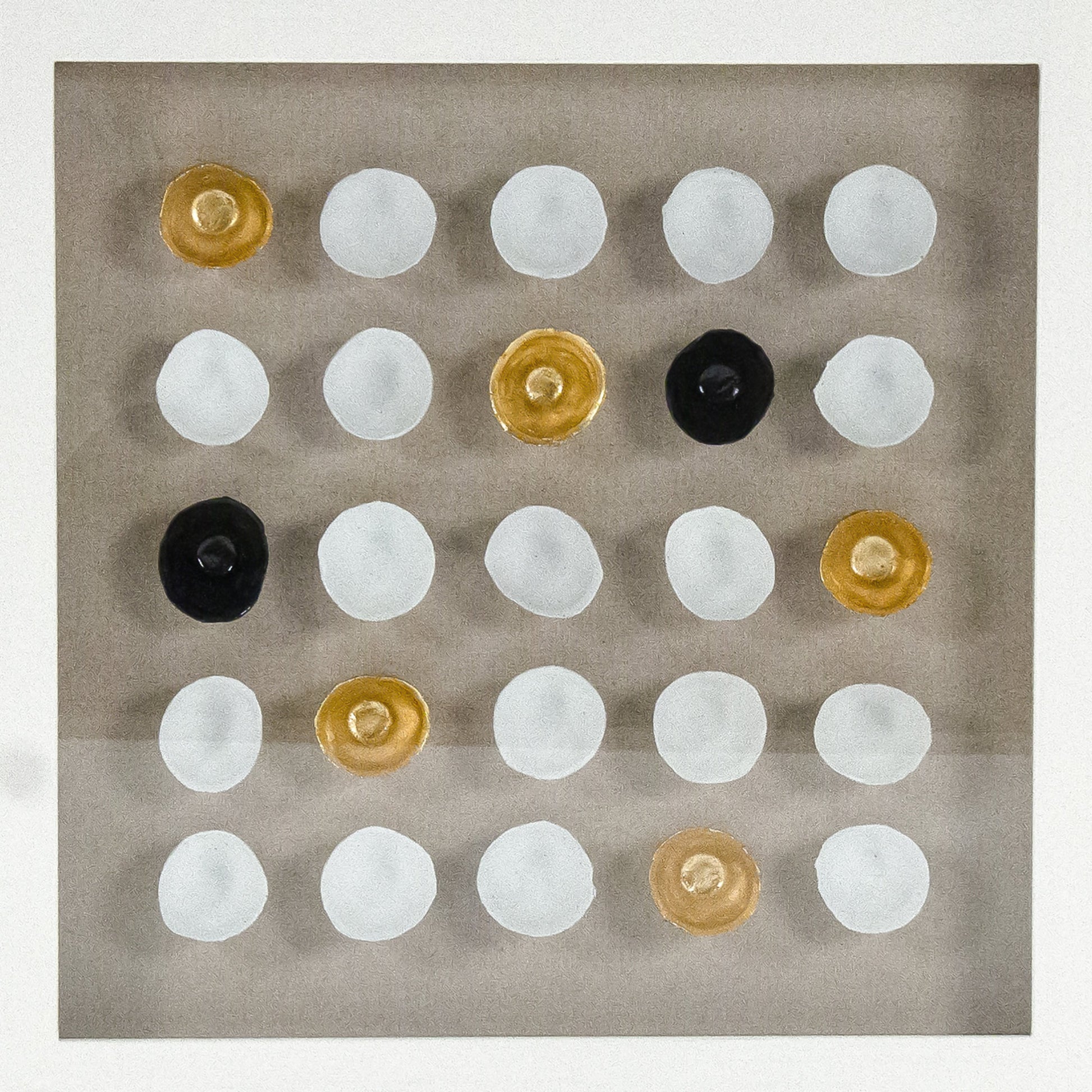 Abstract Framed Shell Art by Zentique in fir wood, glass. Made from mdf, glass in a coastal style.
