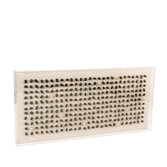 Black and Gold Stone Acrylic Framed Wall Art by Zentique in black, gold. Made from unique in a modern style.