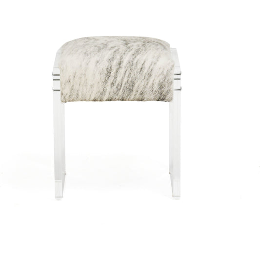 Vanity Stool by Zentique in acrylic. Made from acrylic in a modern style.