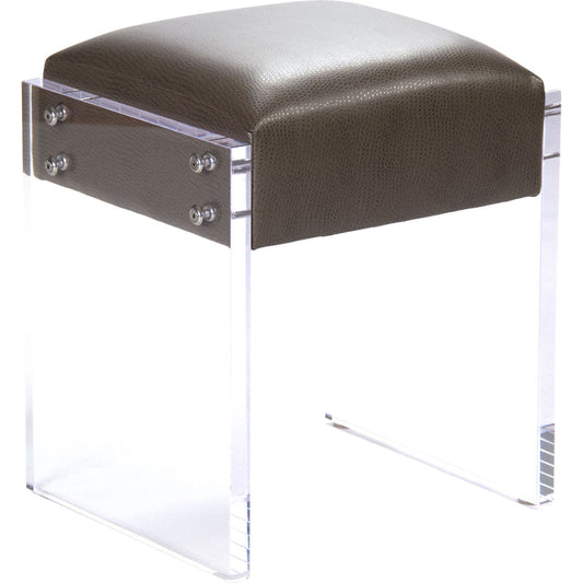 Vanity Stool by Zentique in acrylic. Made from acrylic in a modern style.