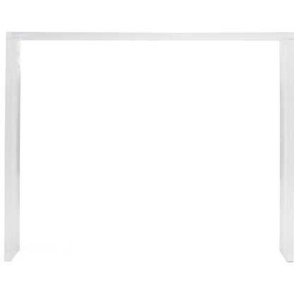Cleon Acrylic Console by Zentique in clear and acrylic. Made from unique in a modern style.