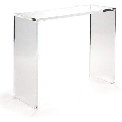 Cleon Acrylic Console by Zentique in clear and acrylic. Made from unique in a modern style.