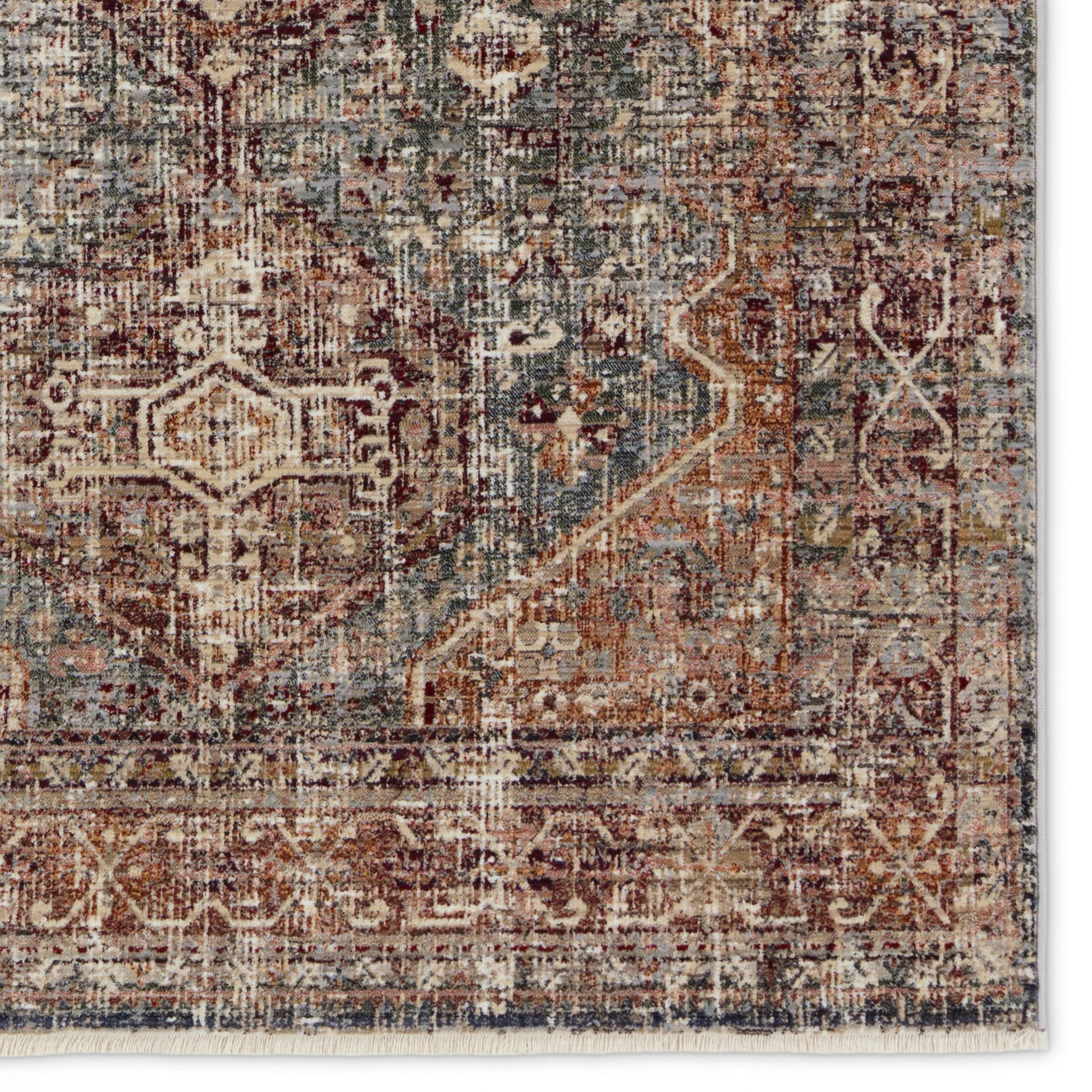 Zefira ZFA16 Rug by Jaipur Living in red, blue. Made from 100% polypropylene in a unique style.