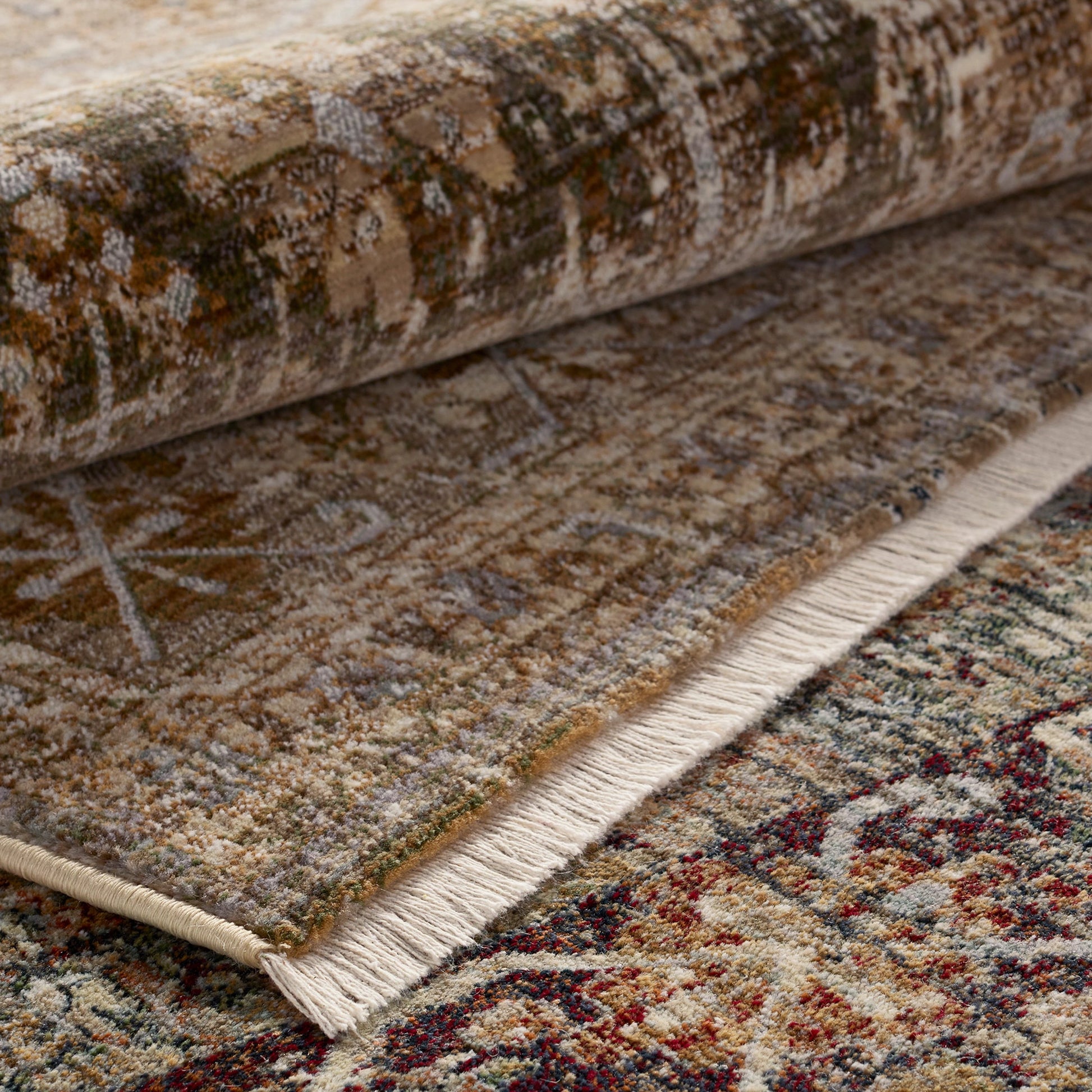 Zefira ZFA17 Rug by Jaipur Living in tan, taupe. Made from 100% polypropylene in a unique style.