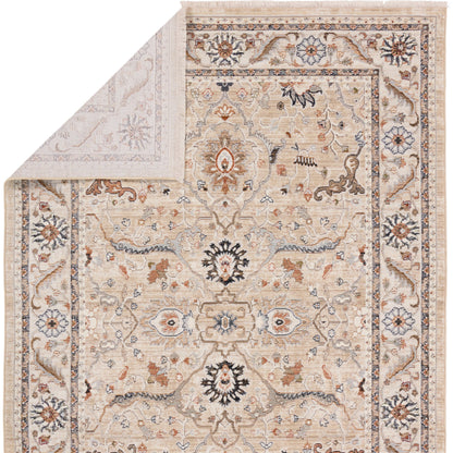Zefira ZFA19 Rug by Jaipur Living in beige, orange. Made from 100% polypropylene in a unique style.