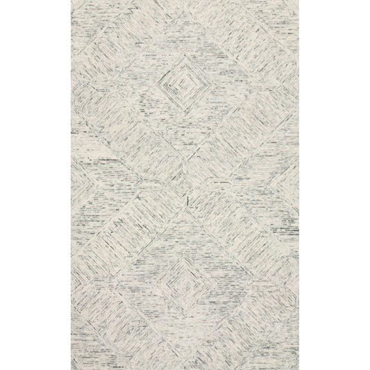 Ziva ZV-05 Rug by Loloi II in sky. Made from 100% wool in a modern style.