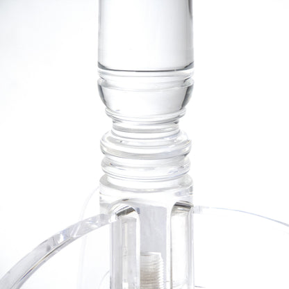 Acrylic Table by Zentique in characoal brown, clear and acrylic. Made from unique in a modern style.