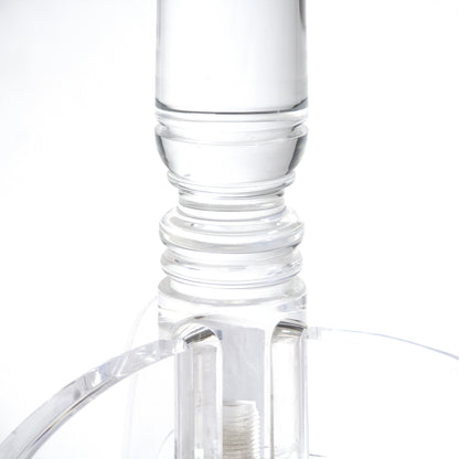 Acrylic Table by Zentique in characoal brown, clear and acrylic. Made from unique in a modern style.