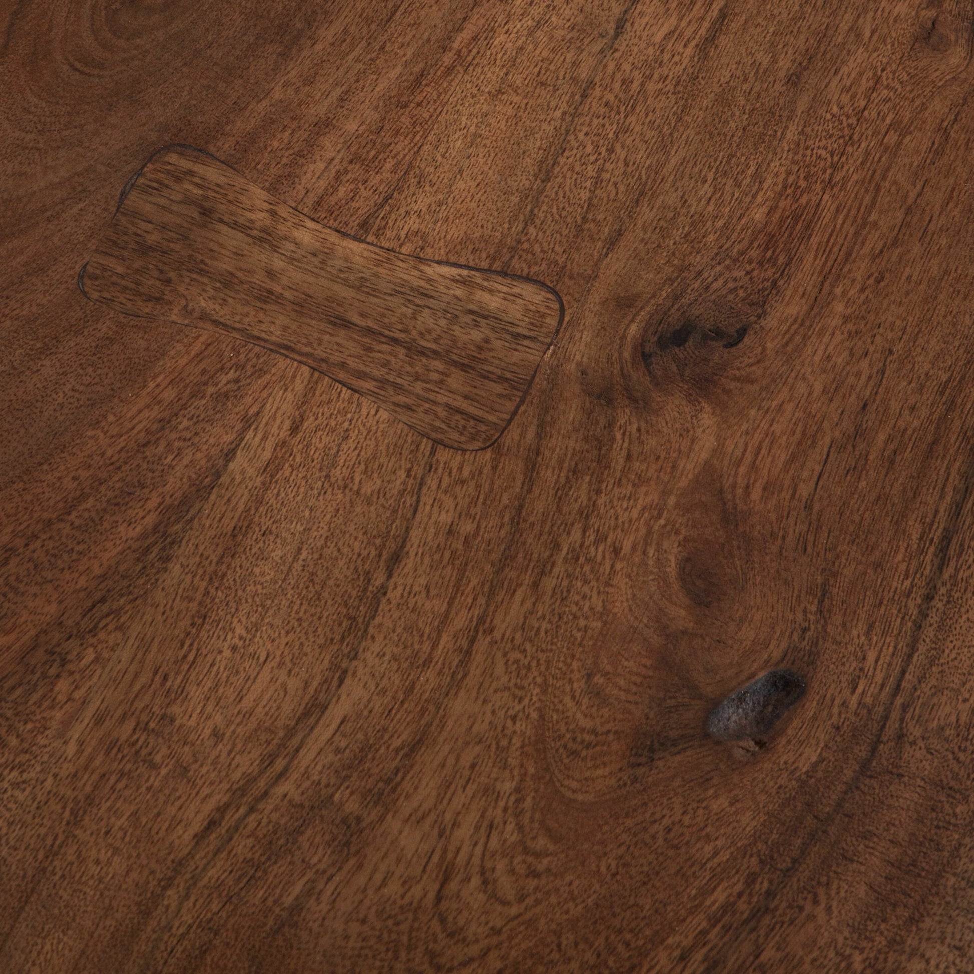 Blayne Dining Bench by World Interiors in brown and natural walnut, antique zinc. Made from acacia wood, cast iron in a modern style.