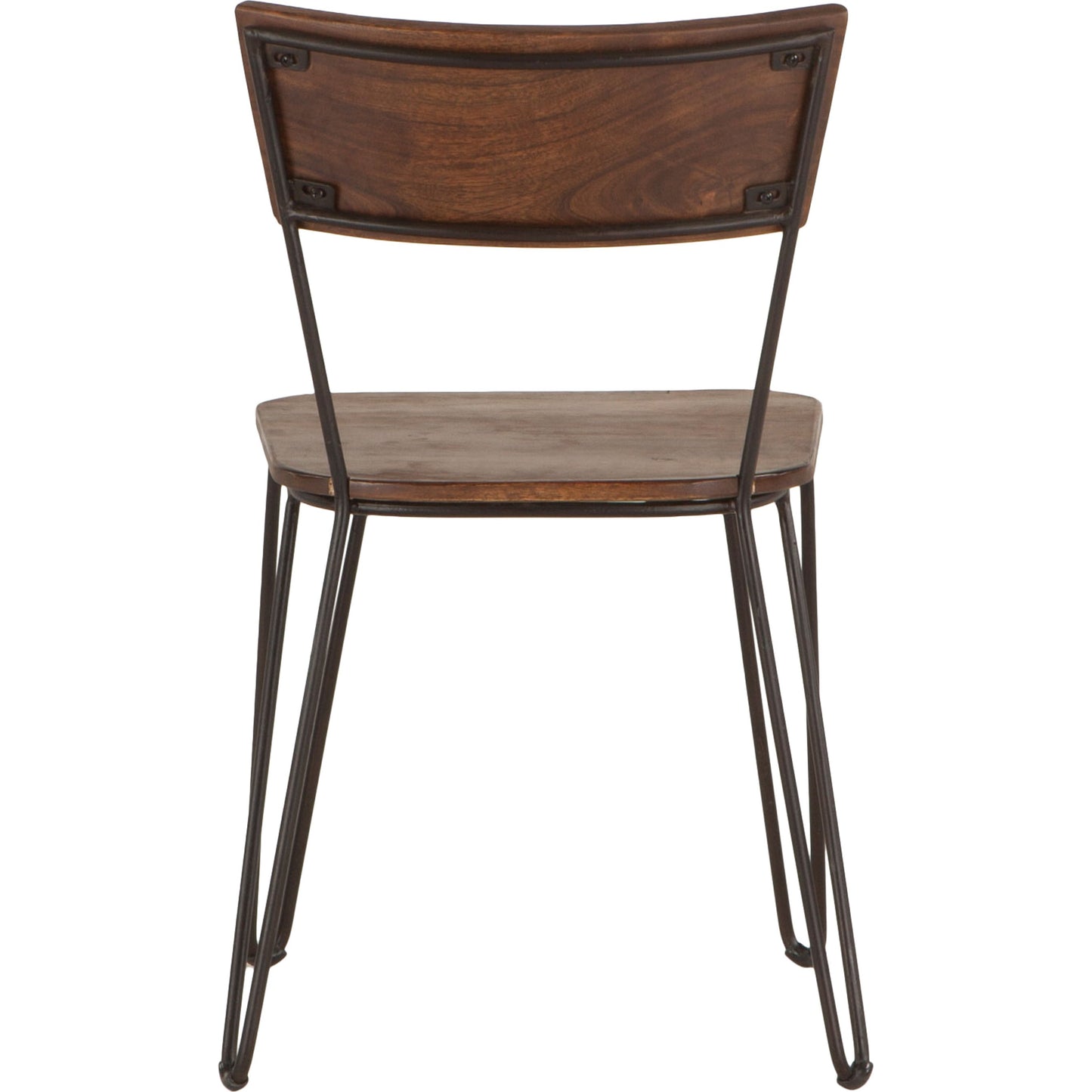005 SR-876998 | Additional Silo | Grandby Dining Chairs by World Interiors in brown and walnut, antique zinc. Made from acacia wood, steel in a modern style.