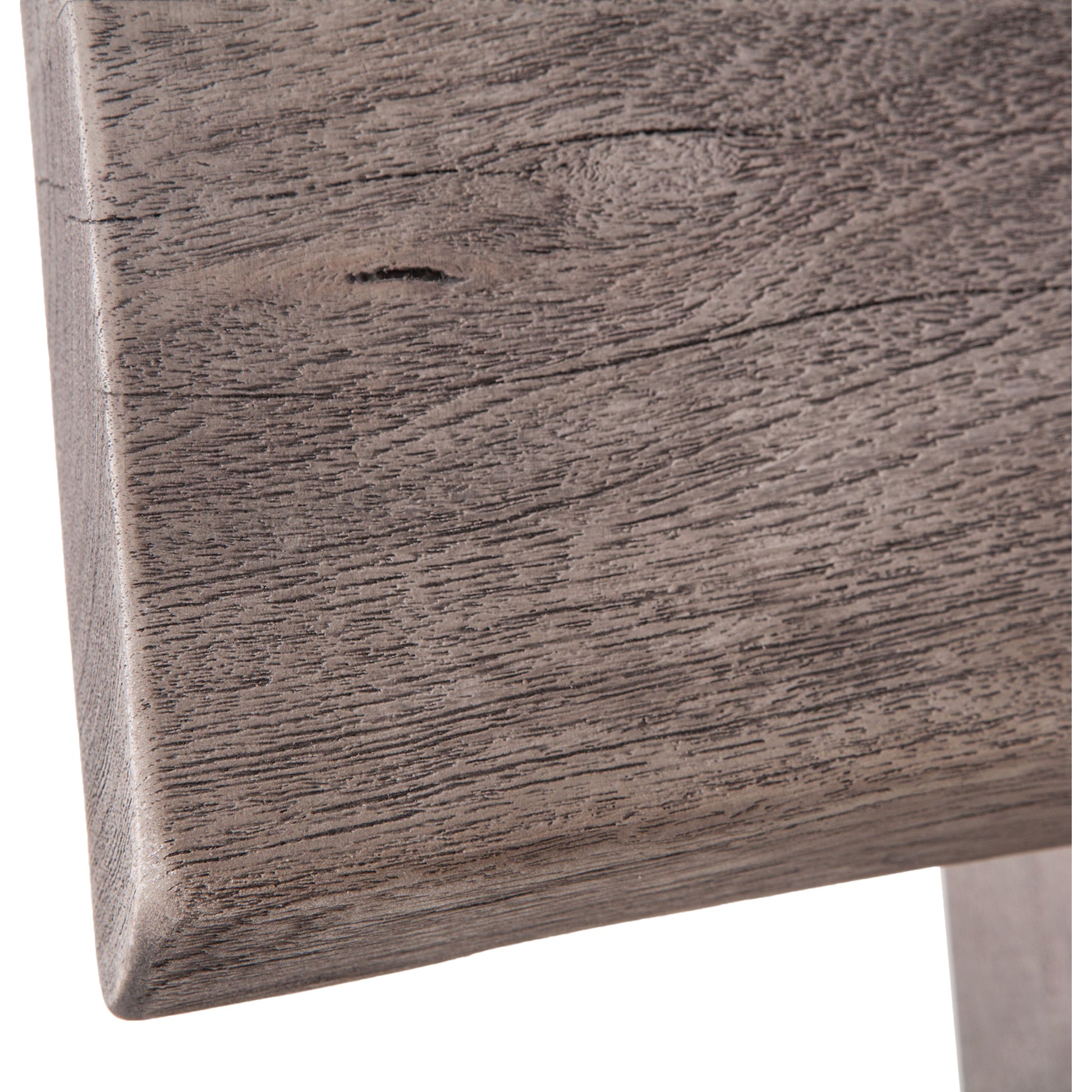 Nottingham Bed by World Interiors in brown and walnut, antique zinc. Made from acacia wood, iron in a rustic style.