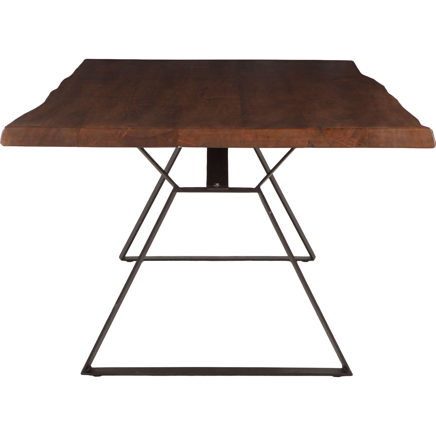 008 SR-877066 | Additional Silo | Nottingham Dining Table by World Interiors in brown and walnut, antique zinc. Made from acacia wood, iron in a modern style.