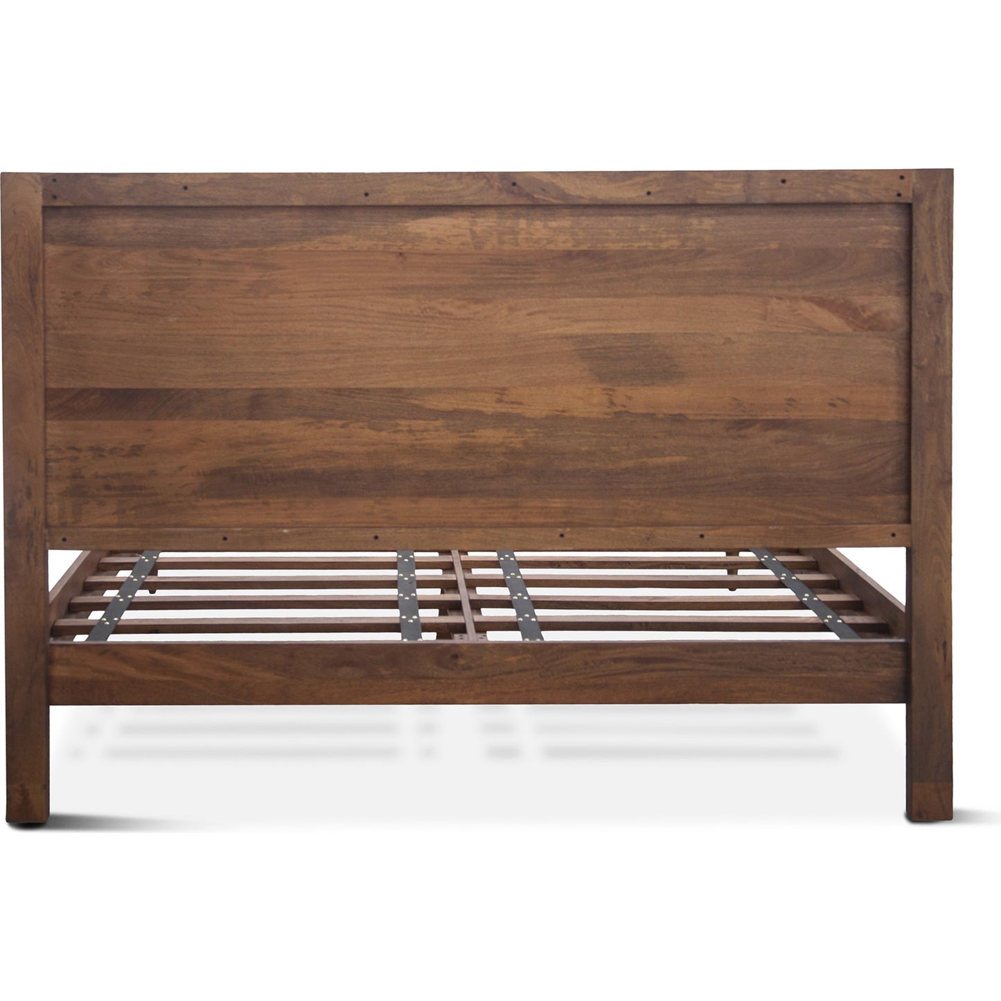 004 SR-877170,SR-877171 | Additional Silo | Vallarta Bed by World Interiors in brown and two tone, bronze. Made from mango wood, cast aluminum in a modern style.