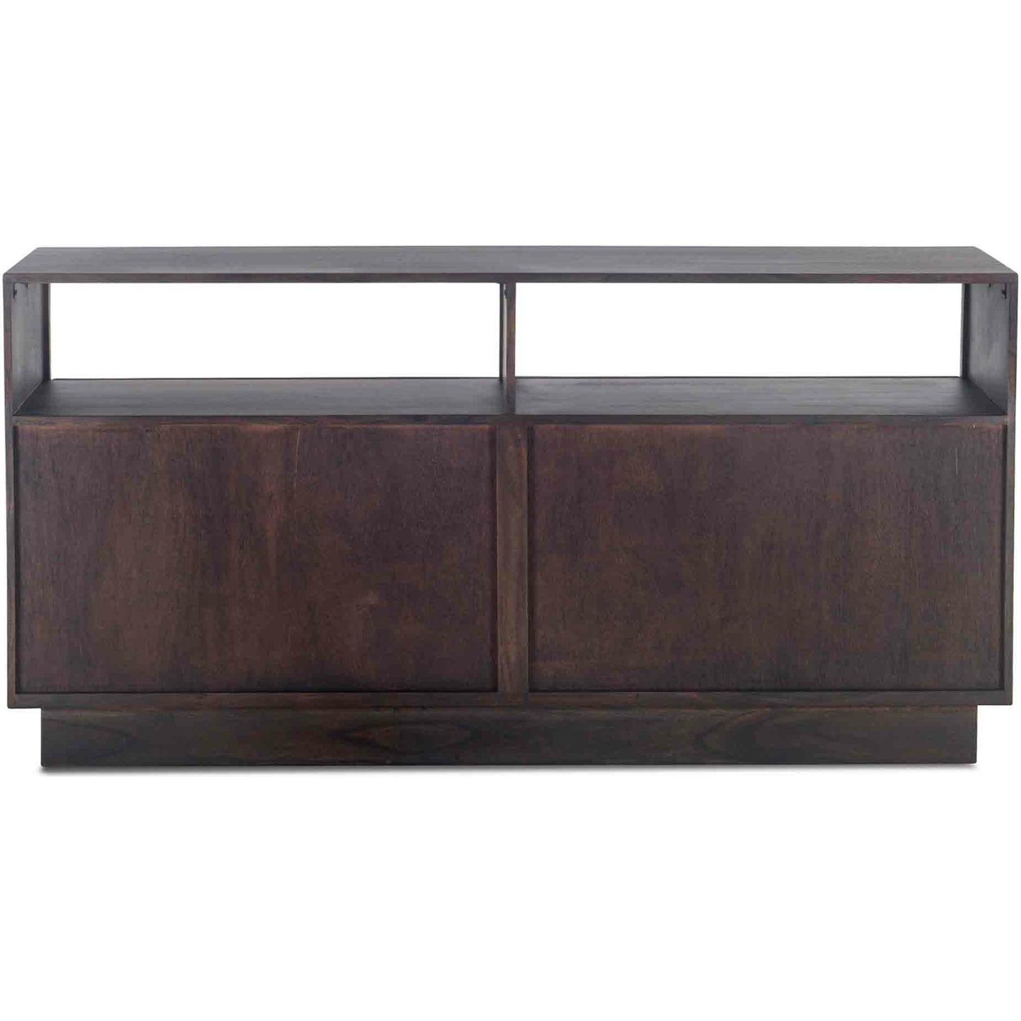004 SR-877077 | Additional Silo | Palermo 64-Inch Live Edge Dresser by World Interiors in brown and raw walnut, ebony. Made from acacia wood, iron in a modern style.
