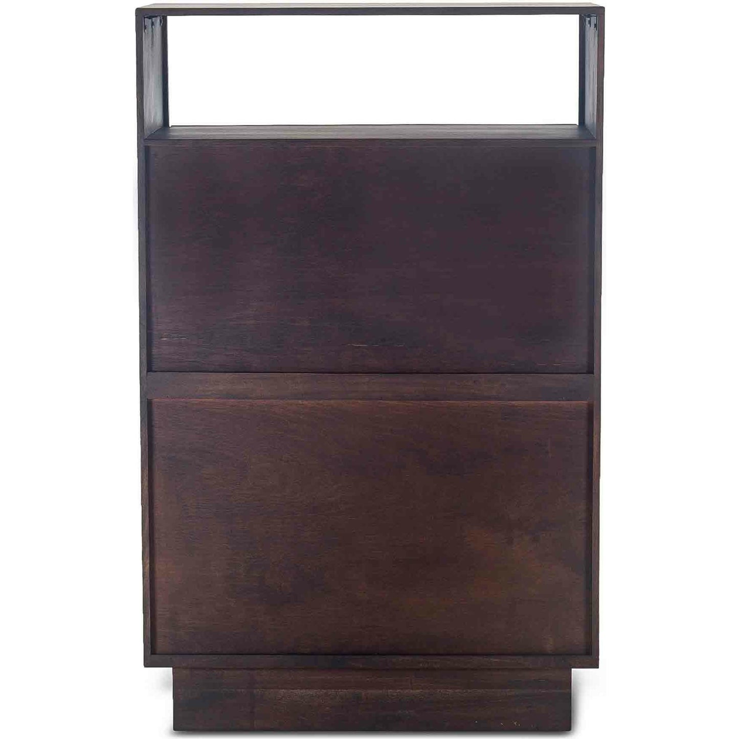004 SR-877078 | Additional Silo | Palermo Live Edge Tall Dresser by World Interiors in brown and raw walnut, ebony. Made from acacia wood, iron in a modern style.