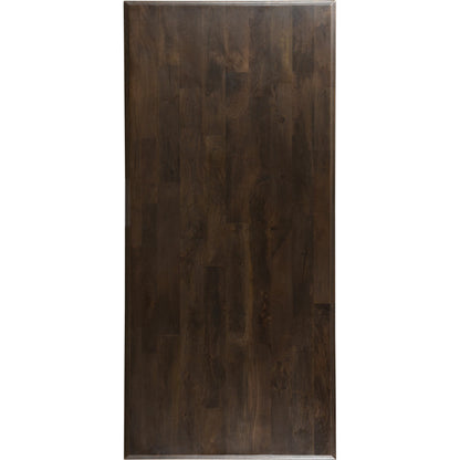 Toulon Vintage Brown Dining Table by World Interiors in dark brown and vintage brown. Made from mango wood in a traditional style.