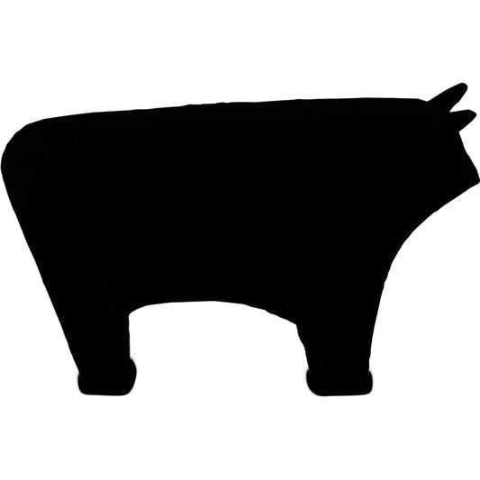 Sampson Bull by Currey and Company in textured matte black. Made from cast aluminum in a modern style.