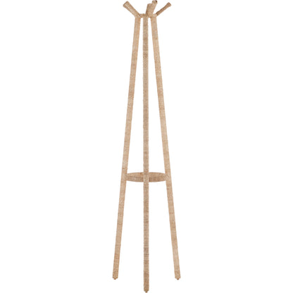 Rolo Coat Rack by Currey and Company. Made from abaca rope, wrought iron in a modern style.