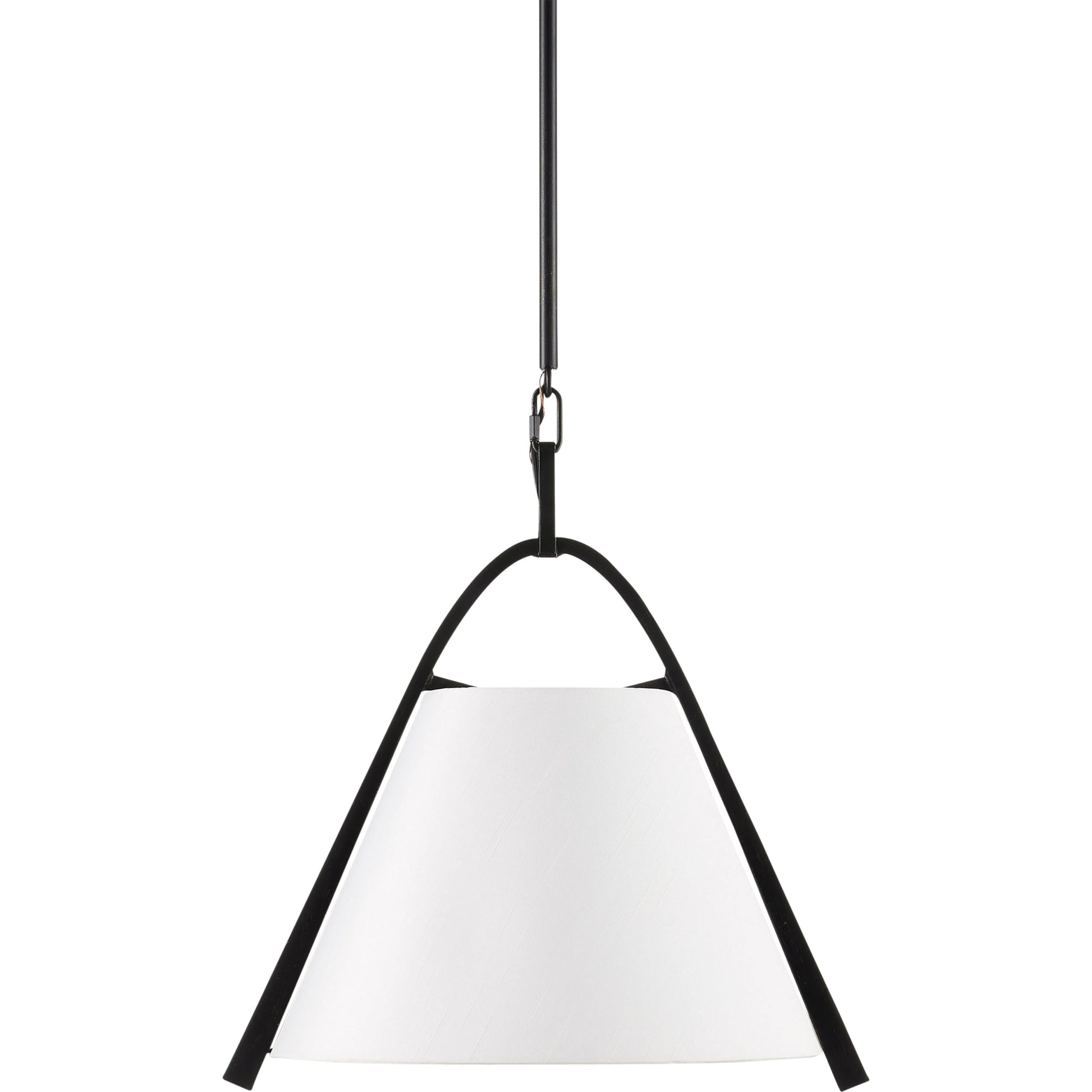 Frey Pendant by Currey and Company in satin black, brushed brown. Made from metal in a transitional style.