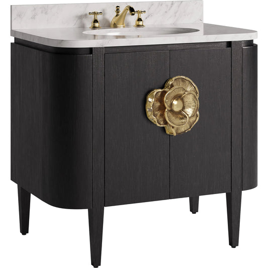 Briallen 36" Vanity with Oval Undermount Sink by Currey and Company. Made from unique in a unique style.